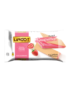 Gaufrettes Fraise 16 pièces