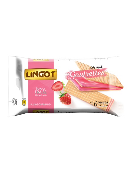 Gaufrettes Fraise 16 pièces