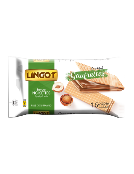 Gaufrettes Noisettes 16 pièces Gaufrettes Noisettes 16 pièces