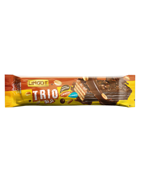 Gaufrettes Trio Enrobées Cacahuète Gaufrettes Trio Enrobées Cacahuète